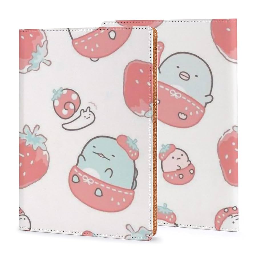 Amazon.co.jp: ブックカバー いちご キャラクター かわいい PU